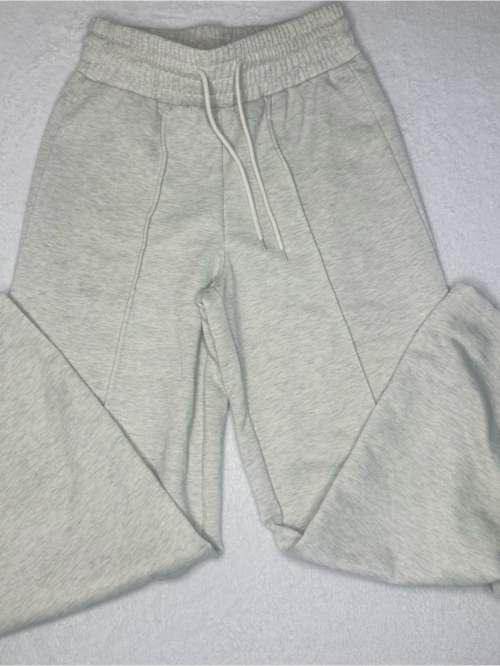 SHEIN Women’s Gray Heather Sweatpants Joggers Size M US 6-8 Drawstring Pockets